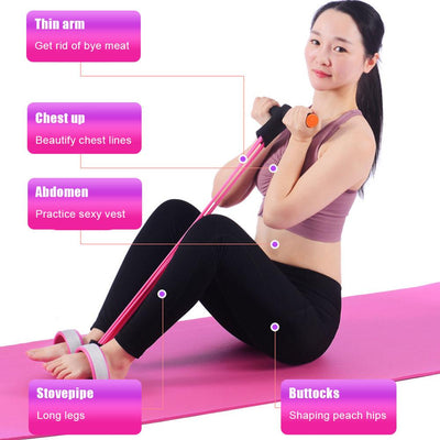Ayudante de Abdominales con Pedal Tensionador y Cuerda - Image 4