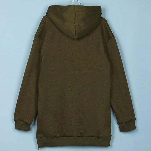 Sudadera Mujer con Capucha Suelta y Manga Larga - Image 18