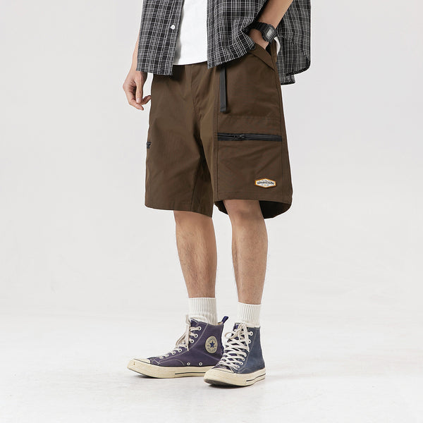 Pantalones Cortos de Trabajo Vintage Mountain con Cierre y Bolsillos