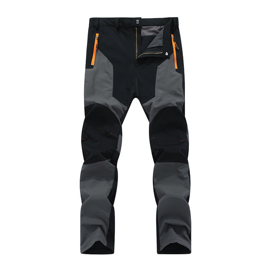 Pantalones de Senderismo Elásticos Impermeables Resistentes al Viento
