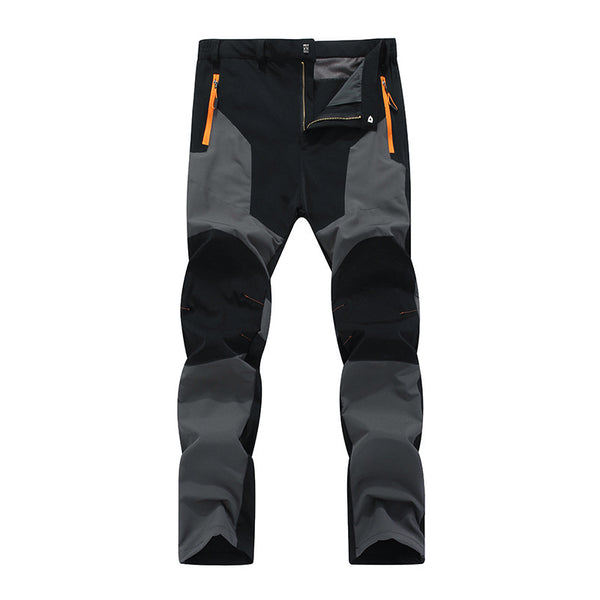 Pantalones de Senderismo Elásticos Impermeables Resistentes al Viento