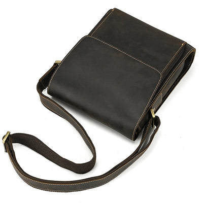 Bolso Bandolera de Cuero Genuino para Hombre - Image 42