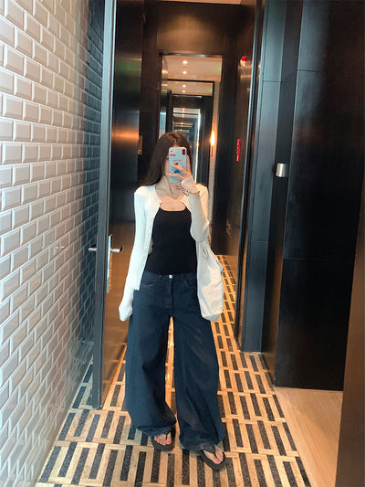 Cardigan Tejido Abotonado para Mujer con Chaleco Integrado - Image 23