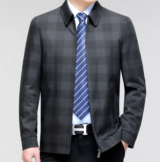 Blazer Cuadros Solapa Americana Ejecutivo Casual - Image 7