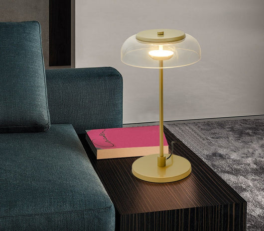 Lámpara LED de Escritorio Minimalista con Diseño en Vidrio - Image 11