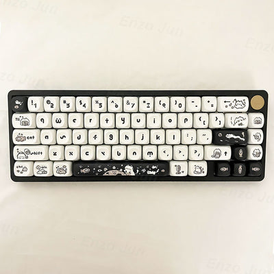 Keycap Gato Fantasy MOA - Diseño Minimalista Blanco y Negro - Image 11