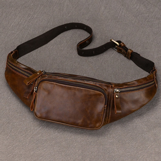 Bolsa Mensajero de Cuero para Hombre - Diseño Minimalista y Funcional - Image 8