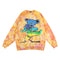 Sudadera Oversize con Estampado Tie-Dye y Oso