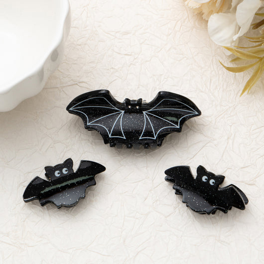 Pinza para Cabello con Murciélago para Halloween