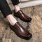 Zapatos de Cuero Hombre Punta Cuadrada - Elegancia Casual Profesional