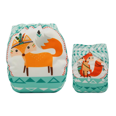 Pañal de Tela Reutilizable Transpirable Ajustable para Bebé 0-3 Años - Image 20