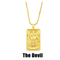 European And American Cross-border New Nordic Tarot Pendant Devil