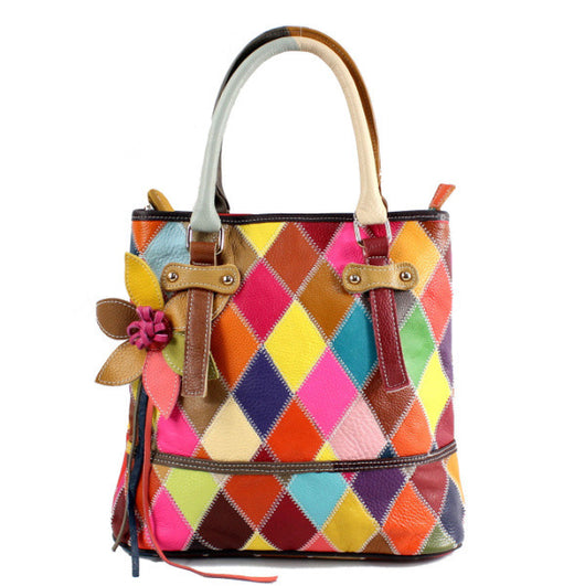 Bolso de Cadena Rombos Geométricos Vertical - Image 7