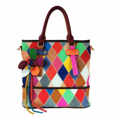 Bolso de Cadena Rombos Geométricos Vertical - Image 10