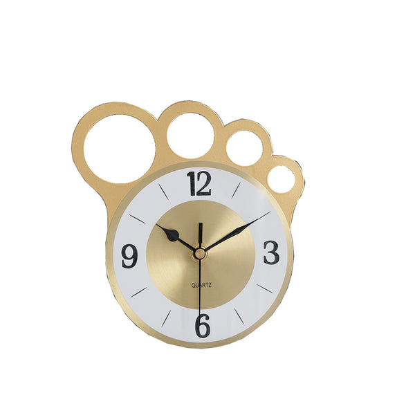 Reloj de Escritorio Nórdico Minimalista Dorado