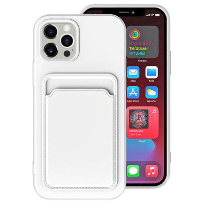 Funda TPU con Ranura para Tarjetas Compatible con iPhone 12, 11, XR - Protección Mate - Image 4