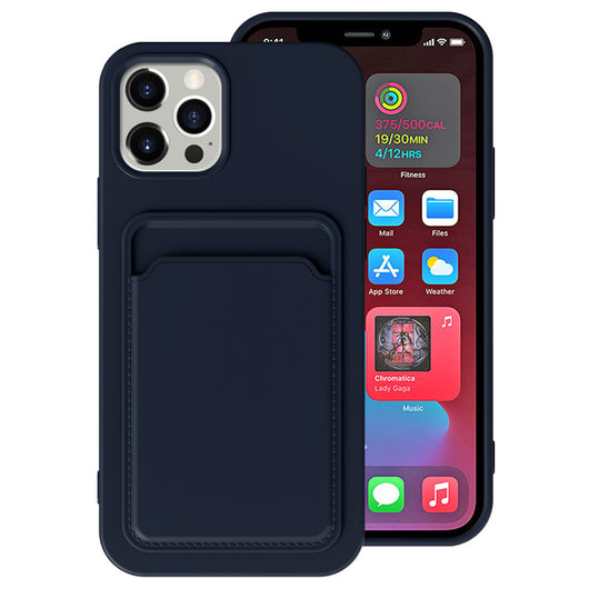 Funda TPU con Ranura para Tarjetas Compatible con iPhone 12, 11, XR - Protección Mate - Image 6