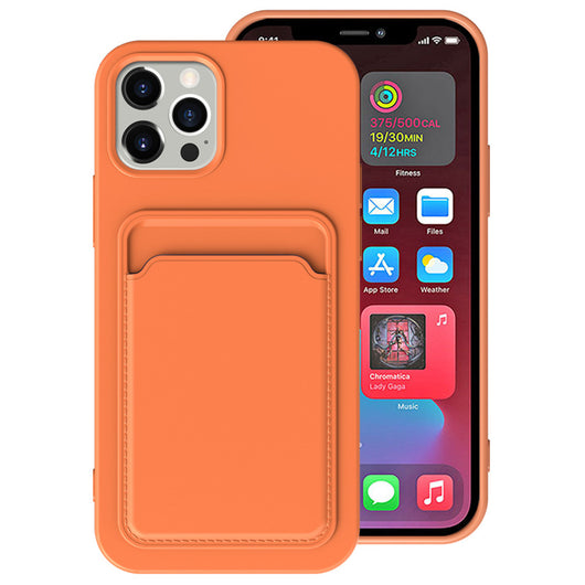 Funda TPU con Ranura para Tarjetas Compatible con iPhone 12, 11, XR - Protección Mate - Image 5