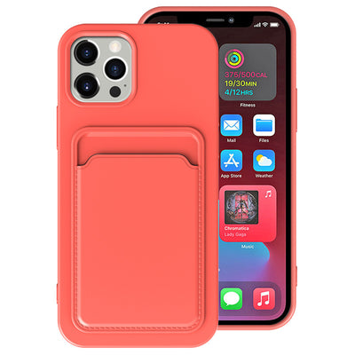 Funda TPU con Ranura para Tarjetas Compatible con iPhone 12, 11, XR - Protección Mate - Image 2
