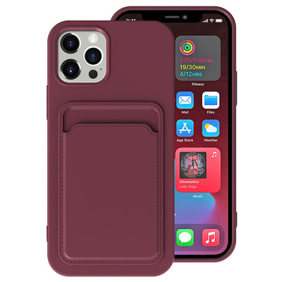 Funda TPU con Ranura para Tarjetas Compatible con iPhone 12, 11, XR - Protección Mate - Image 7