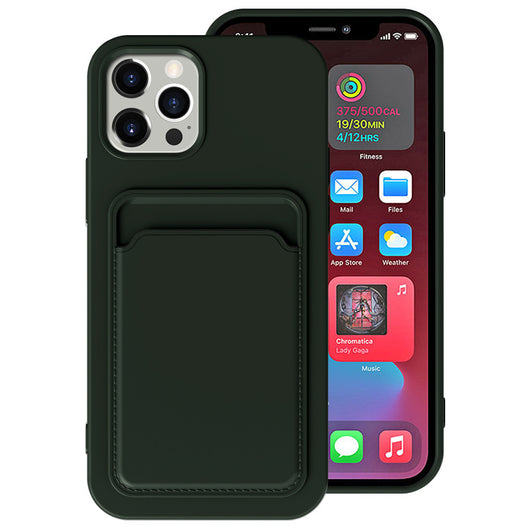 Funda TPU con Ranura para Tarjetas Compatible con iPhone 12, 11, XR - Protección Mate - Image 8