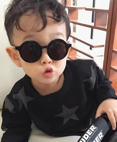 Gafas Infantiles Retro Redondas con Detalles Decorativos Estilo Coreano - Image 12