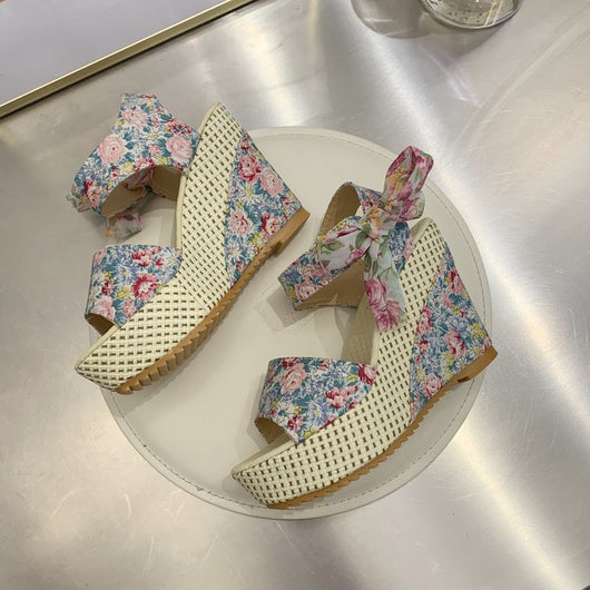 Sandalias Cuña Mujer con Moño - Suela Gruesa y Cómoda - Image 15