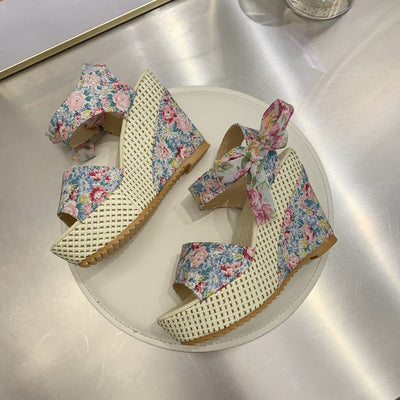 Sandalias Cuña Mujer con Moño - Suela Gruesa y Cómoda - Image 3