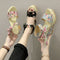 Sandalias Cuña Mujer con Moño - Suela Gruesa y Cómoda