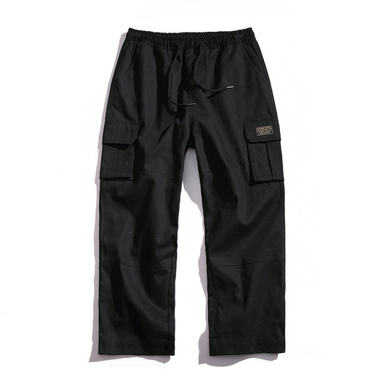 Pantalones Casuales Holgados Japoneses para Hombre - Talla Grande Otoño