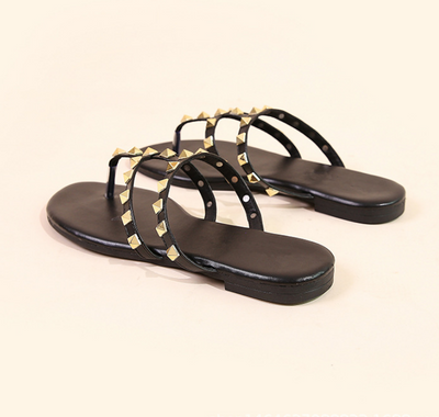 Sandalias y Pantuflas con Suela Suave y Remaches - Image 8