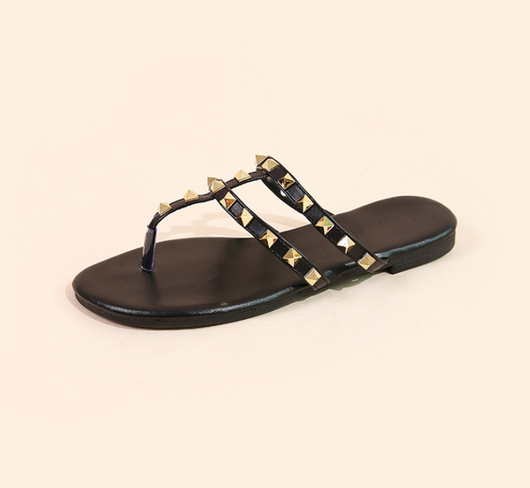Sandalias y Pantuflas con Suela Suave y Remaches - Image 5