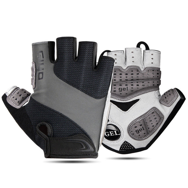 Guantes de Ciclismo Medio Dedo con Gel - Transpirables para Hombre y Mujer