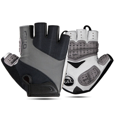 Guantes de Ciclismo Medio Dedo con Gel - Transpirables para Hombre y Mujer