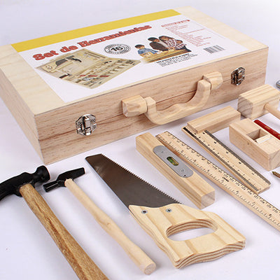 Caja de Herramientas de Madera para Niños - Juego de Construcción y Desarmado - Image 14