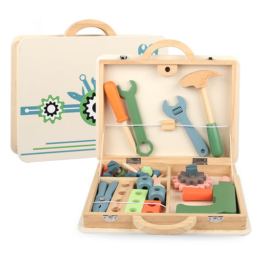 Caja de Herramientas de Madera para Niños - Juego de Construcción y Desarmado - Image 17