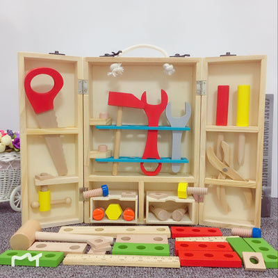 Caja de Herramientas de Madera para Niños - Juego de Construcción y Desarmado - Image 6