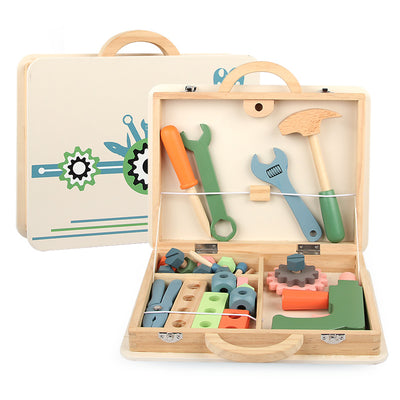 Caja de Herramientas de Madera para Niños - Juego de Construcción y Desarmado - Image 7