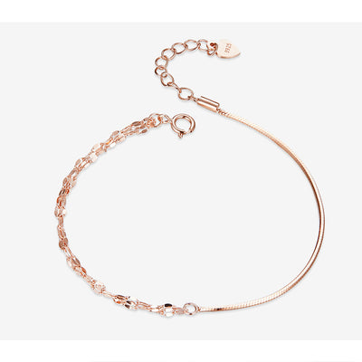 Pulsera de Plata Esterlina Europea y Americana para Niñas