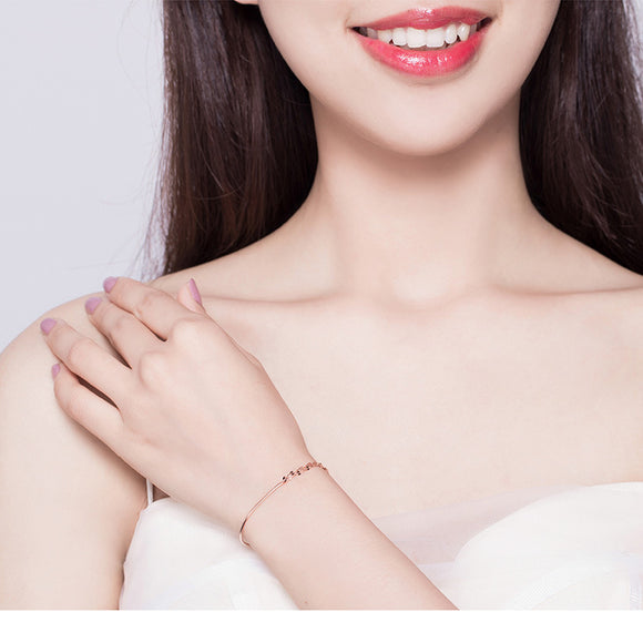 Pulsera de Plata Esterlina Europea y Americana para Niñas