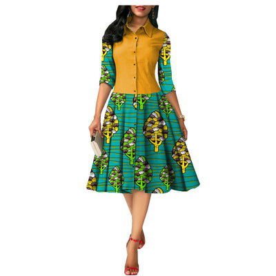 Vestido Africano de Verano Elegante y Fresco - Image 3