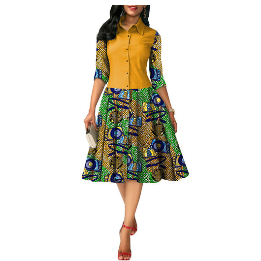 Vestido Africano de Verano Elegante y Fresco - Image 9