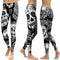 Pantalones Yoga Ajustados con Estampado Calavera Cristal - Levantador de Glúteos 4 Colores