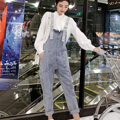 Pantalones Cortos Talle Alto Estilo Coreano Holgados Boyfriend Jeans Rejuvenecedores