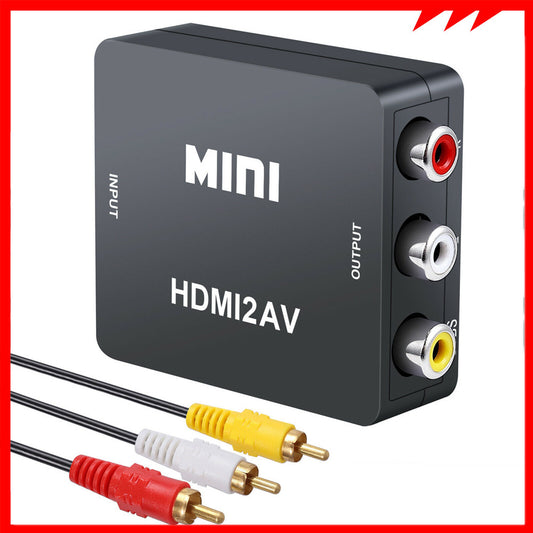 Convertidor Adaptador de HDMI a RCA AV Full HD 1080p - Image 2