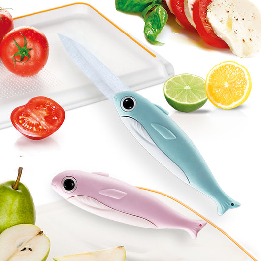 Cuchillo Cerámico Plegable para Frutas y Verduras - Portátil Mini Pelador - Image 9