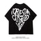 Camiseta de Algodón Estampada Love Letters Unisex