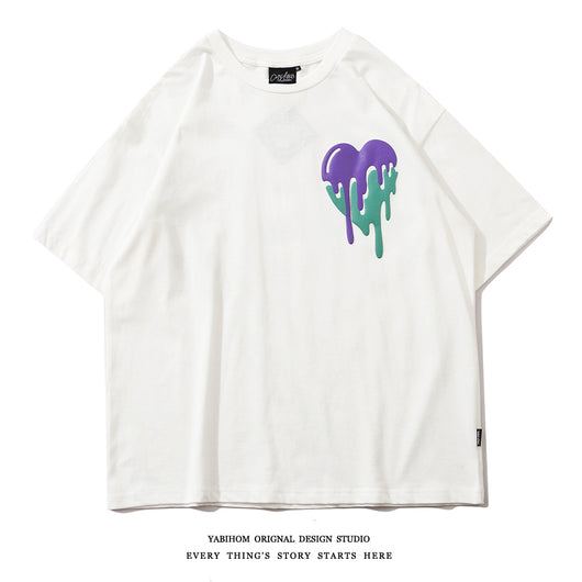Camiseta de Algodón Estampada Love Letters Unisex - Image 4