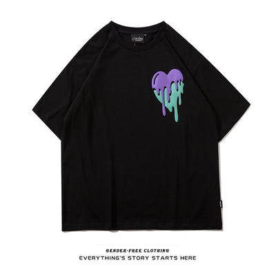Camiseta de Algodón Estampada Love Letters Unisex - Image 5
