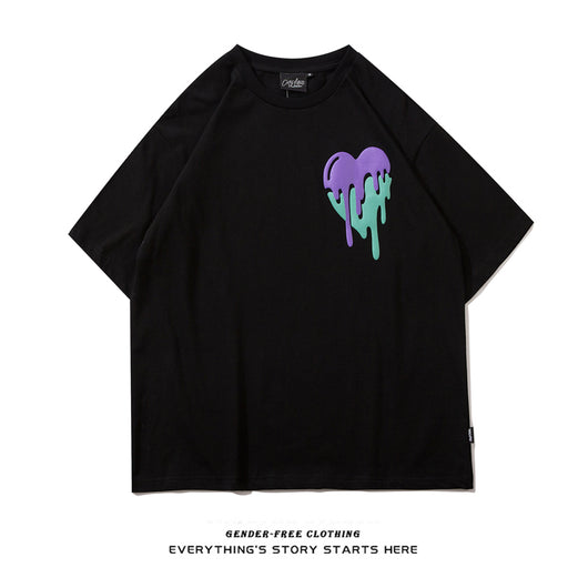 Camiseta de Algodón Estampada Love Letters Unisex - Image 5
